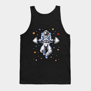 Astronaut Fitness Gym Workout Tank Top